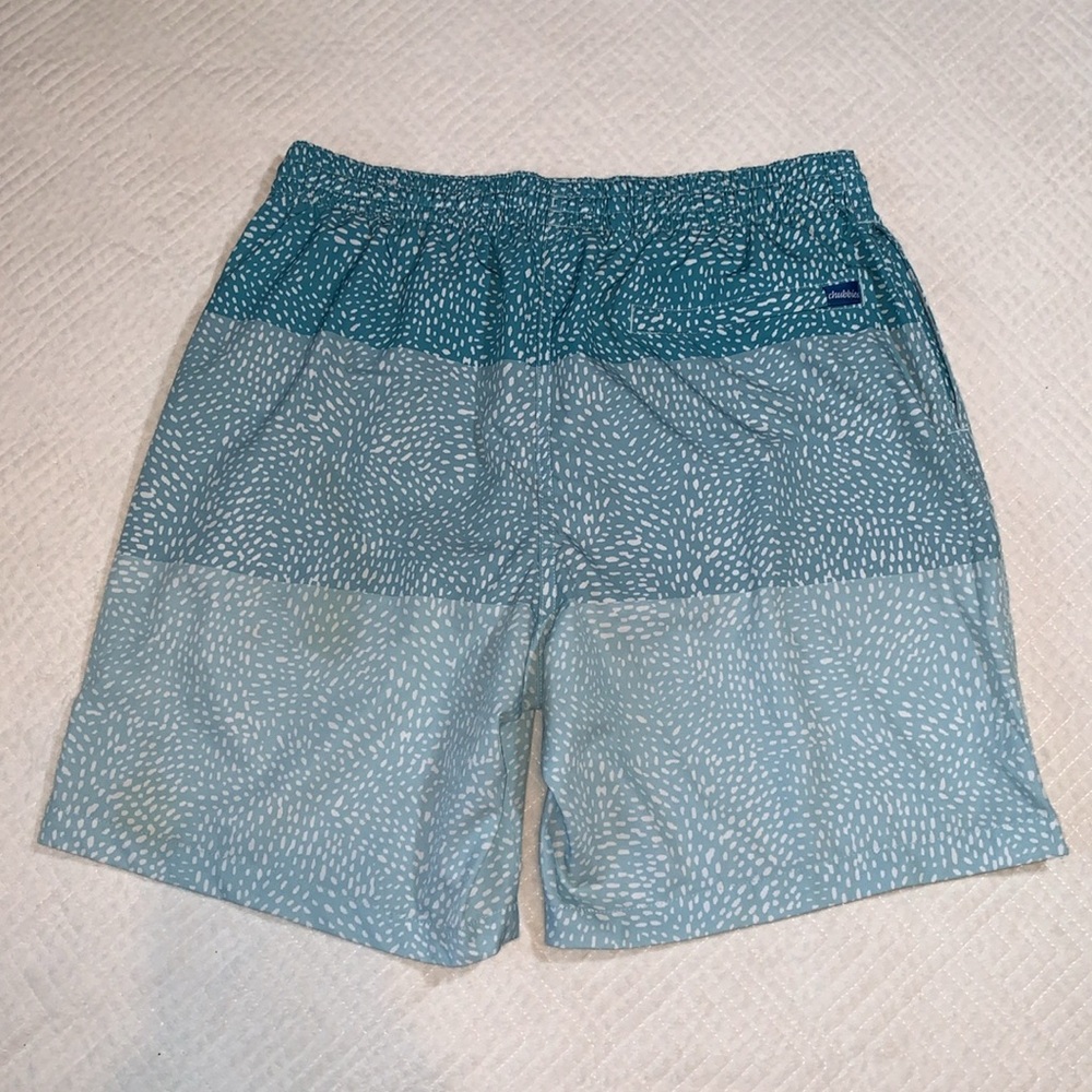 Chubbies The Whale Sharks Classic 7” Inseam Swim Trunks Board Shorts, Size L - Picture 2 of 16